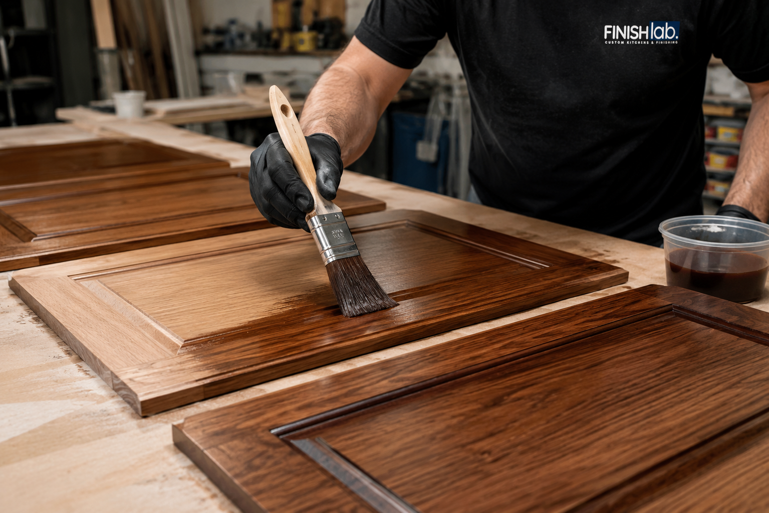 Cabinet finishing stain Toronto