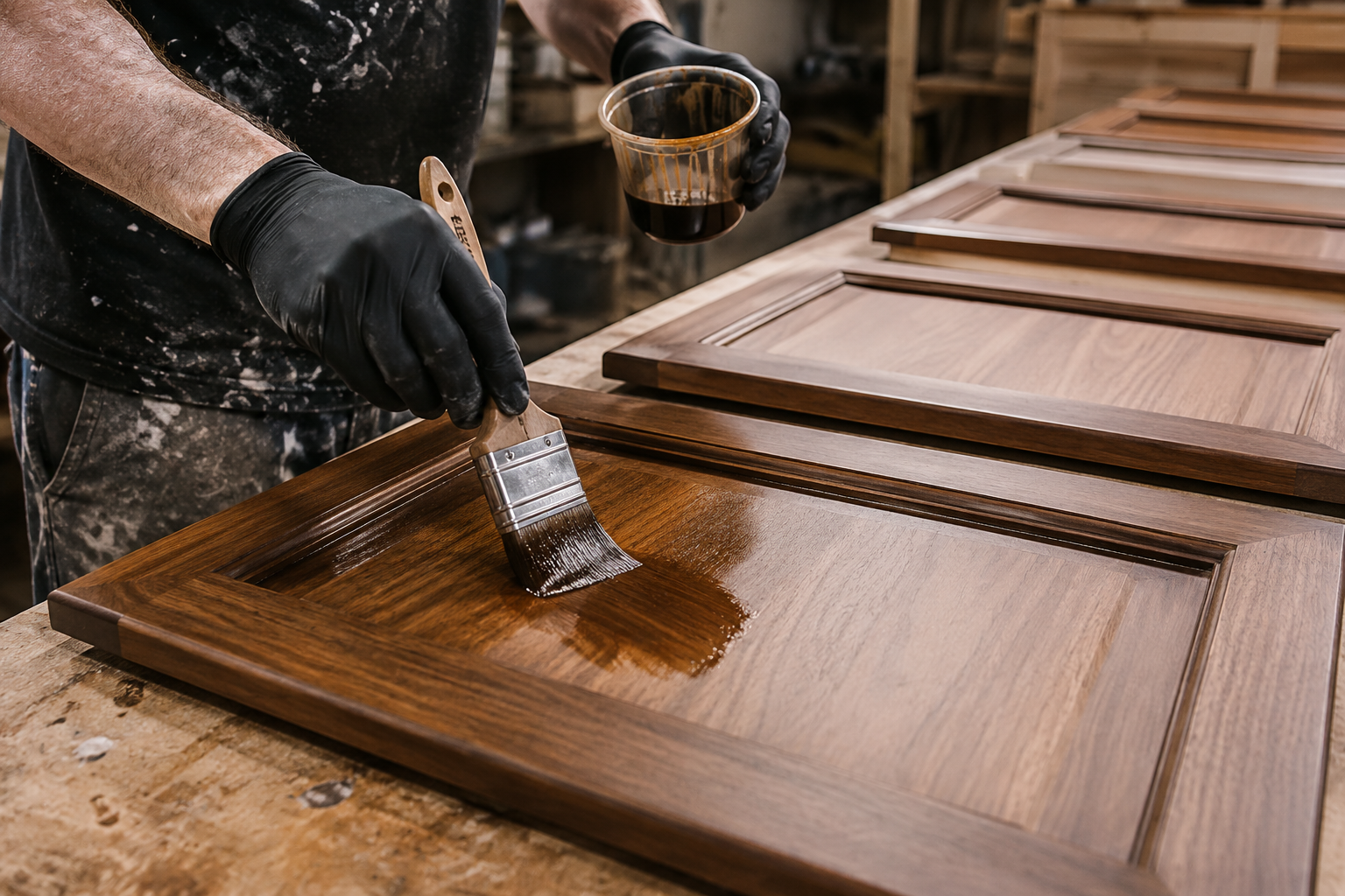Custom wall unit built-in craftsmanship GTA